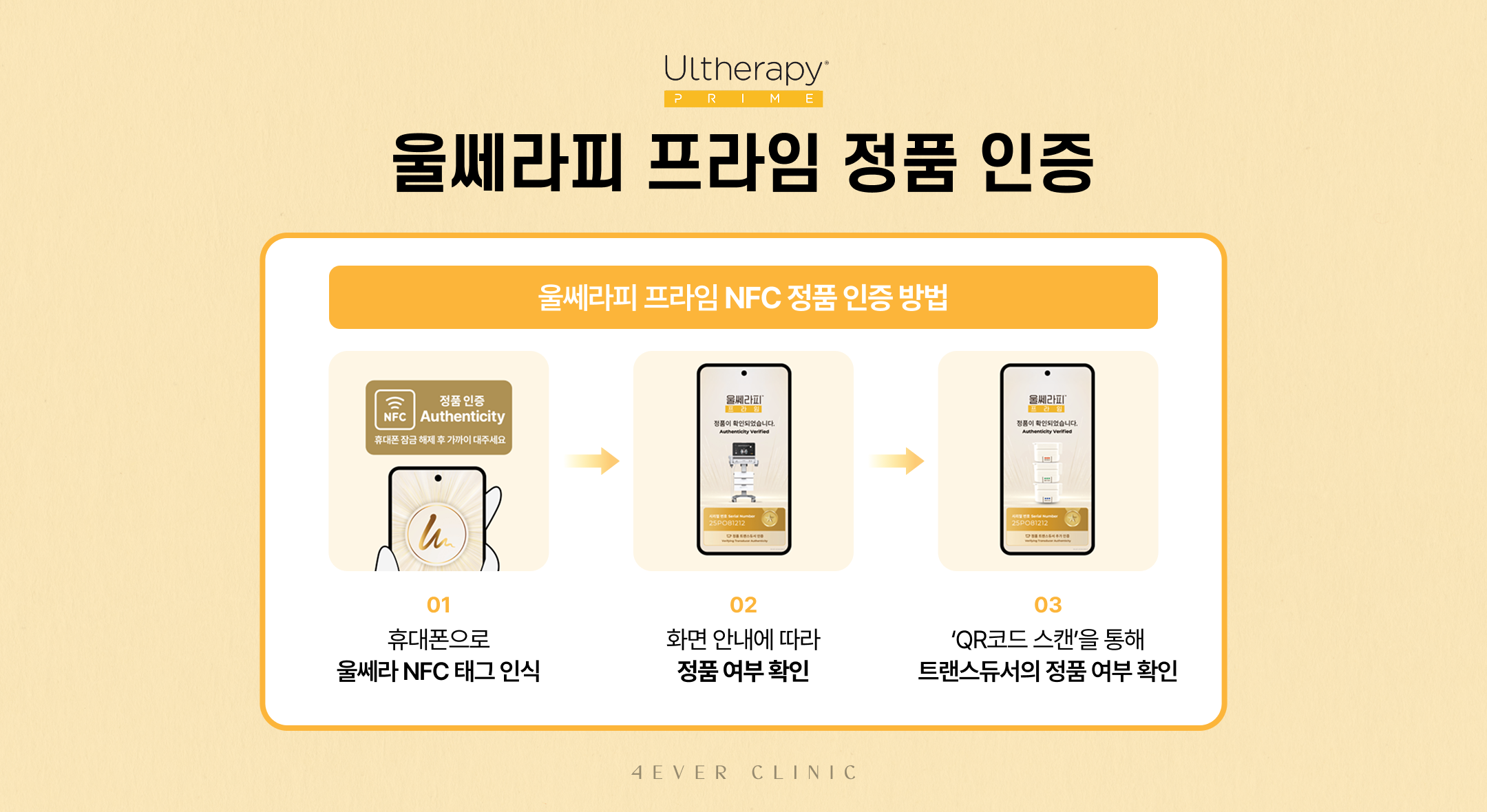울쎄라피 프라임 정품 인증